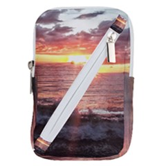 Sunset On The Ocean In Puerto Rico Belt Pouch Bag (large) by StarvingArtisan