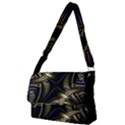 Fractal Texture Pattern Full Print Messenger Bag (S) View1