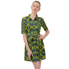Ab 155 Belted Shirt Dress by ArtworkByPatrick