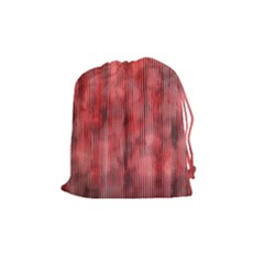 Abstrait Texture Rouge/noir Drawstring Pouch (medium) by kcreatif