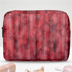 Abstrait Texture Rouge/noir Make Up Pouch (large) by kcreatif