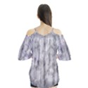 Abstrait Texture Gris/Noir Flutter Tees View2