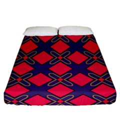 Df Wyonna Wanlay Fitted Sheet (queen Size) by deformigo