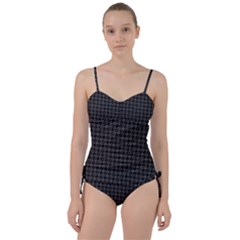 Damiers Abstrait Gris/noir Sweetheart Tankini Set by kcreatif