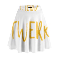 Twerking T-shirt Best Dancer Lovers & Twirken Twerken Gift | Booty Shake Dance Twerken Present | Twerkin Shirt Twerking Tee High Waist Skirt by reckmeck