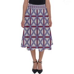 Df Donos Grid Perfect Length Midi Skirt by deformigo