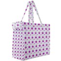 Background Flowers Multicolor Purple Canvas Travel Bag View3