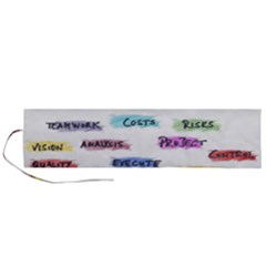 Strategy Communication Roll Up Canvas Pencil Holder (l) by HermanTelo