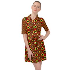 Rby 114 Belted Shirt Dress by ArtworkByPatrick