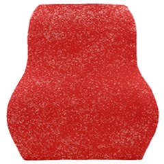 Modern Red And White Confetti Pattern Car Seat Back Cushion  by yoursparklingshop