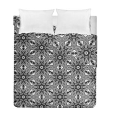Black And White Pattern Duvet Cover Double Side (full/ Double Size) by HermanTelo