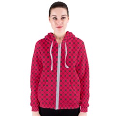 Df Magenta Legend Women s Zipper Hoodie by deformigo