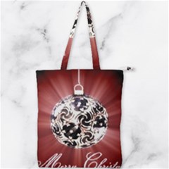 Merry Christmas Ornamental Double Zip Up Tote Bag by christmastore