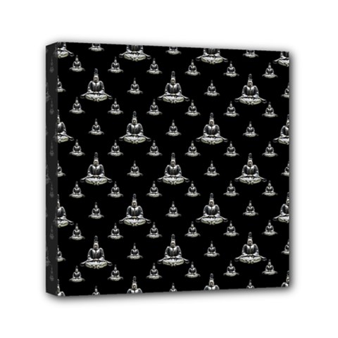 Buddhism Motif Print Pattern Design Mini Canvas 6  X 6  (stretched) by dflcprintsclothing