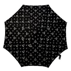 Buddhism Motif Print Pattern Design Hook Handle Umbrellas (small) by dflcprintsclothing