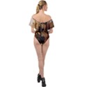 Lilies 1 1 Off Shoulder Velour Bodysuit  View2