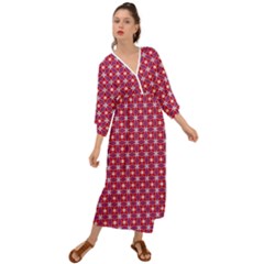 Df Magenta Rumor Grecian Style  Maxi Dress by deformigo