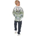 Fractal Delicate White Background Kids  Hooded Pullover View2