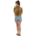 Luxury Mandala Background With Golden Arabesque Pattern Arabic Islamic East Style Premium Vector Tie Front Shirt  View2