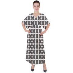 Argenta V-neck Boho Style Maxi Dress by deformigo