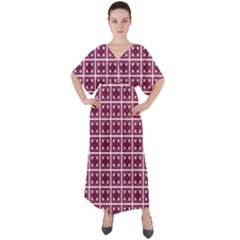 Pizarro V-neck Boho Style Maxi Dress by deformigo