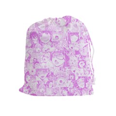 Pink Hentai  Drawstring Pouch (xl) by thethiiird