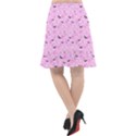 Spooky Pastel Goth  Fishtail Chiffon Skirt View2