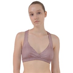 Pink Alligator Print Sweetheart Sports Bra by LoolyElzayat