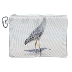 Beach Heron Bird Canvas Cosmetic Bag (xl) by TheLazyPineapple