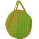 Generated Glitch20 Giant Round Zipper Tote View1