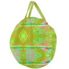 Tank Yellow  #scottfreeart N Green Purple Img 1589 Giant Round Zipper Tote by ScottFreeArt