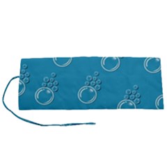 Bubble Group Pattern Abstract Roll Up Canvas Pencil Holder (s) by Vaneshart