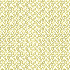 Cute Flowers - Ceylon Yellow Fabric by FashionBoulevard