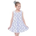 Cute Flowers - Silver Grey Kids  Summer Dress View1
