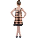 Block Fiesta Black And Cantaloupe Orange Kids  Overall Dress View2