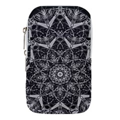 Black And White Pattern Waist Pouch (large) by Sobalvarro
