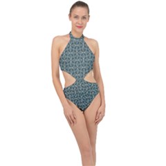 Pattern1 Halter Side Cut Swimsuit by Sobalvarro