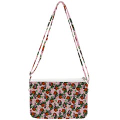 Fiola Pattern Pink Double Gusset Crossbody Bag by snowwhitegirl