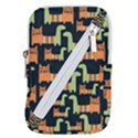 Seamless Pattern With Cats Belt Pouch Bag (Small) View1