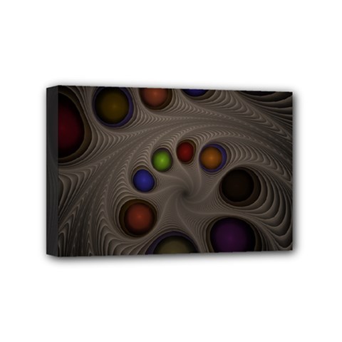 Fractal Fantasy Abstract Pattern Mini Canvas 6  X 4  (stretched) by Wegoenart