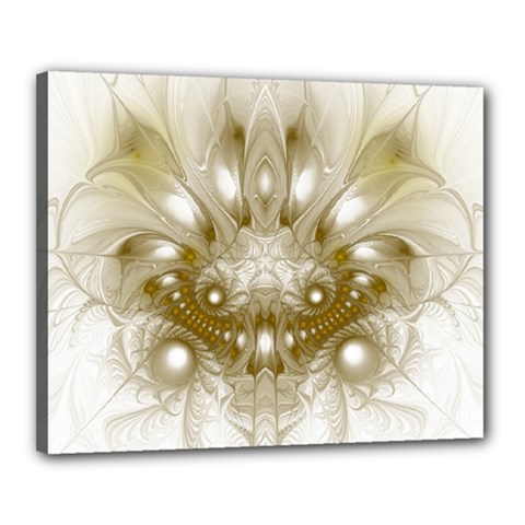 Fractal Fantasy Background Pattern Canvas 20  X 16  (stretched) by Wegoenart