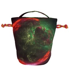 Space Cosmos Galaxy Universe Sky Drawstring Bucket Bag by Wegoenart