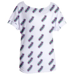 Japan Cherry Blossoms On White Women s Oversized Tee by pepitasart