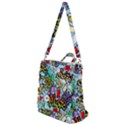 Graffiti Characters Seamless Patternm Crossbody Backpack View1