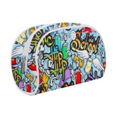 Graffiti Characters Seamless Patternm Makeup Case (small) by Nexatart