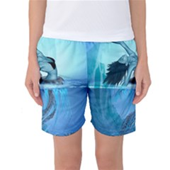 Wonderful Jellyfish Women Women s Basketball Shorts by FantasyWorld7