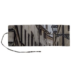 Houses At Historic Center Of Florence, Italy Roll Up Canvas Pencil Holder (m) by dflcprintsclothing