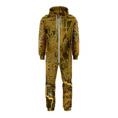 Pcb Printed Circuit Board Hooded Jumpsuit (kids) by Vaneshart