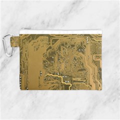 Pcb Printed Circuit Board Canvas Cosmetic Bag (medium) by Vaneshart