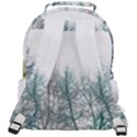 Multicolor Graphic Botanical Print Rounded Multi Pocket Backpack View3